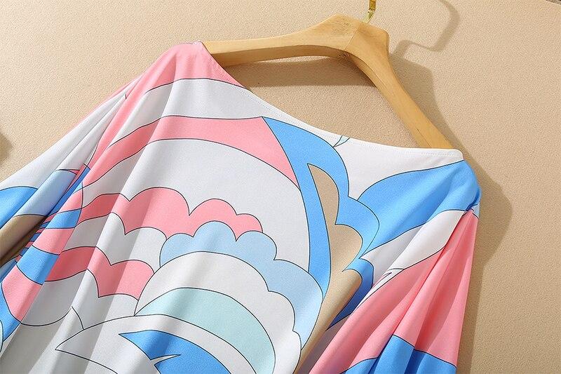 Knitted Printed Elegant Long Robes