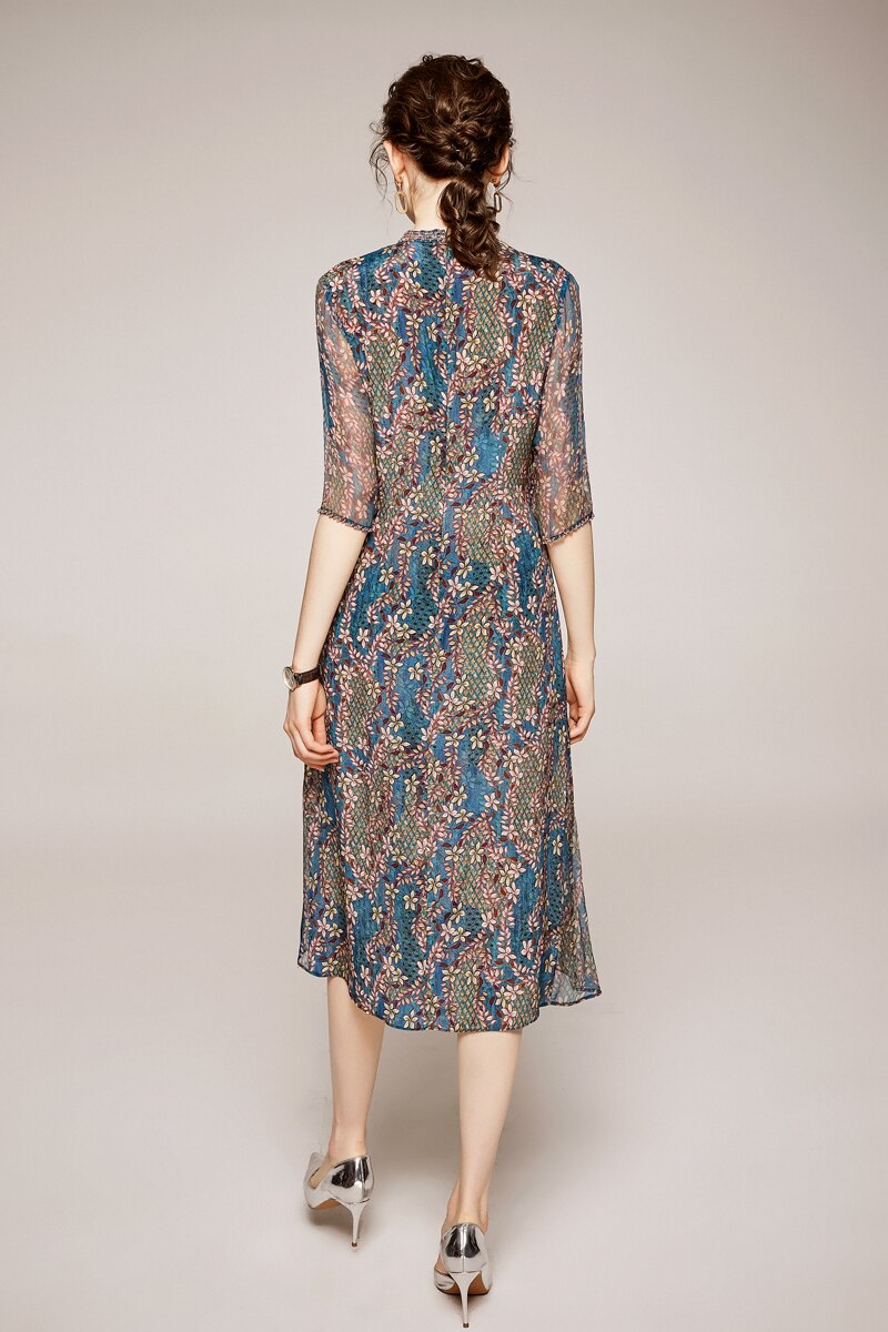 100% Silk WomenRunway Dresses