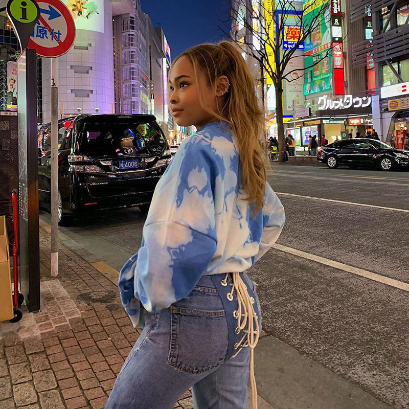 Street Fashion Fitness Trousers Hip Bandage Lace Up Vintage Pants