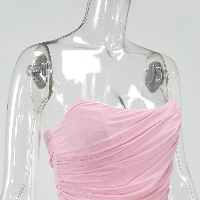 Sleeveless Fashion Strapless Bustier Corset Crop Tops Backless White Tops