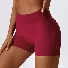 Yoga Clothes Running V Back Scrunch High Waist Buttock Lift Sports Short