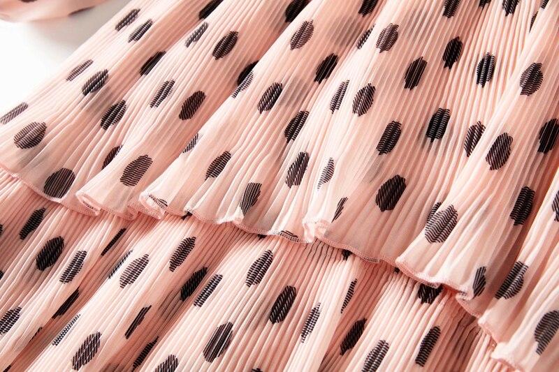Long Sleeves Floral Printed Ruffles Elegant Casual Maxi Dress