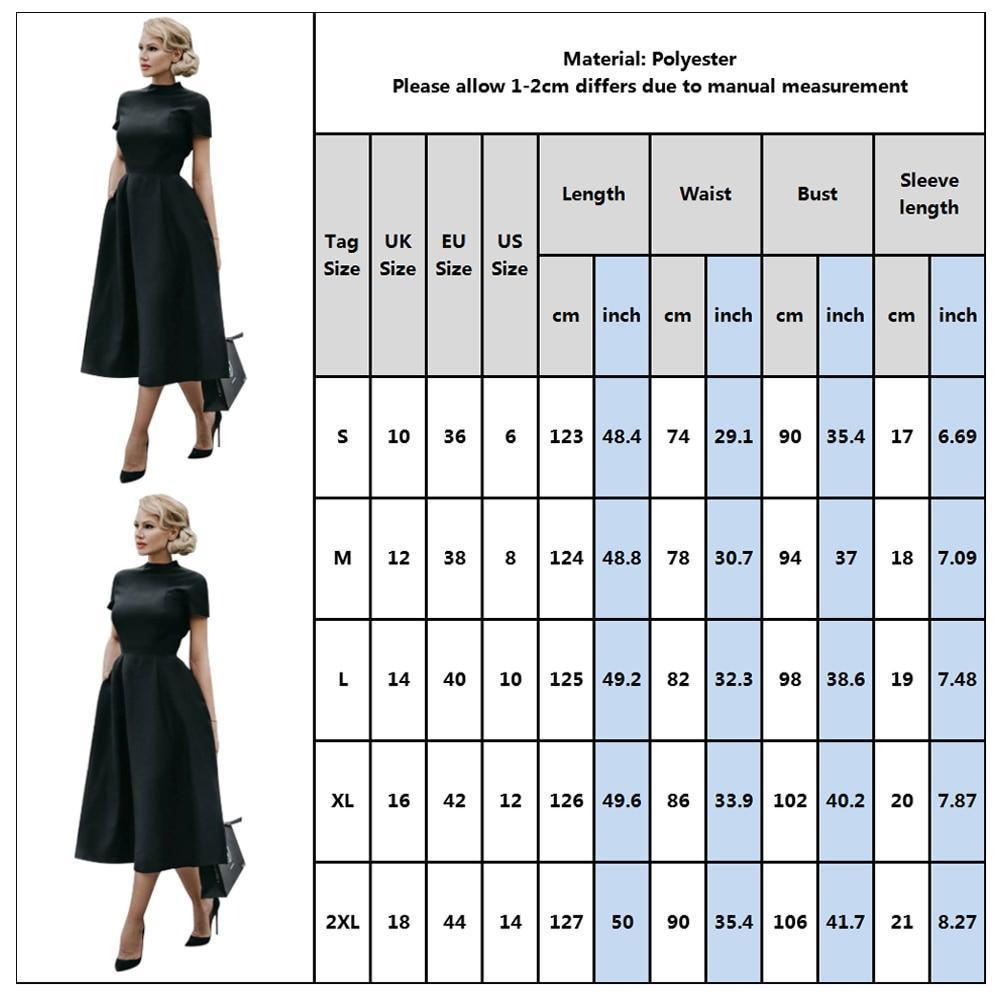 Vintage Flare Prom Party Night Formal Dress