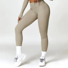 Waist Training Tight WomenSupportive Compressive Fitness Attire Sports Leggings