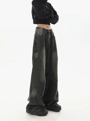 Harajuku Wide Leg Y2K Streetwear Jeans