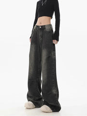 Harajuku Wide Leg Y2K Streetwear Jeans