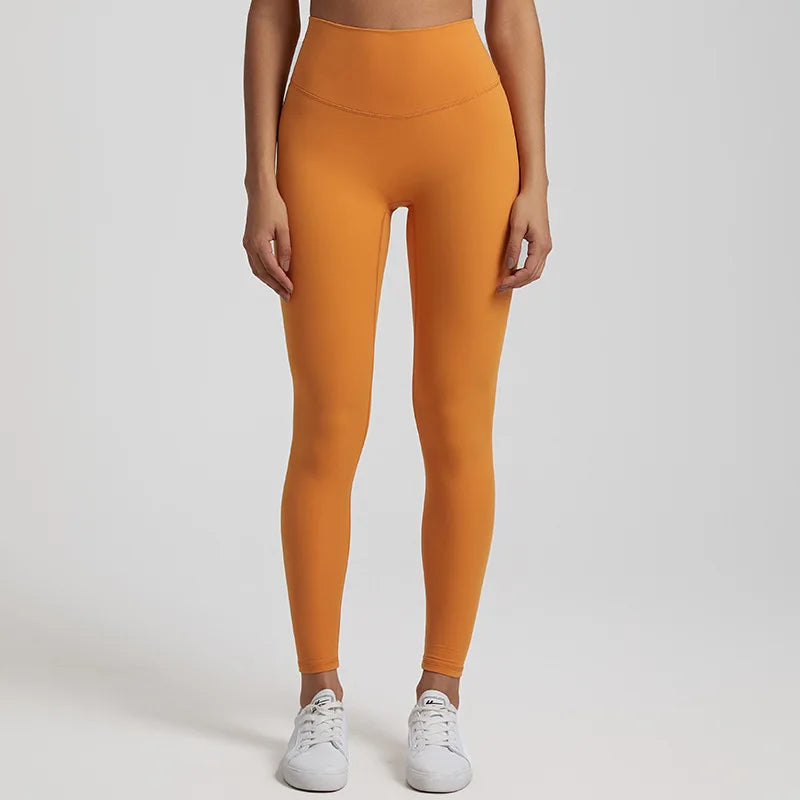 Waist Naked Feeling Woman Push Up Yoga Pants Running Workout Sports Leggings