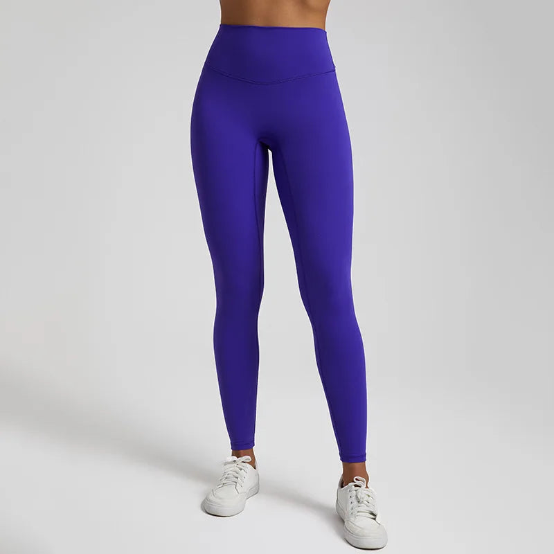 Waist Naked Feeling Woman Push Up Yoga Pants Running Workout Sports Leggings