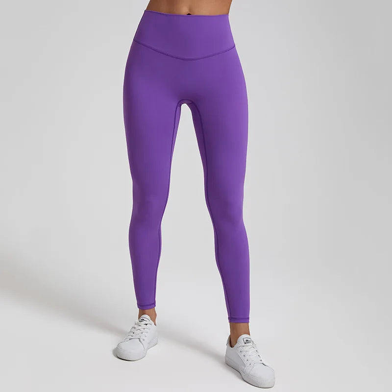 Waist Naked Feeling Woman Push Up Yoga Pants Running Workout Sports Leggings
