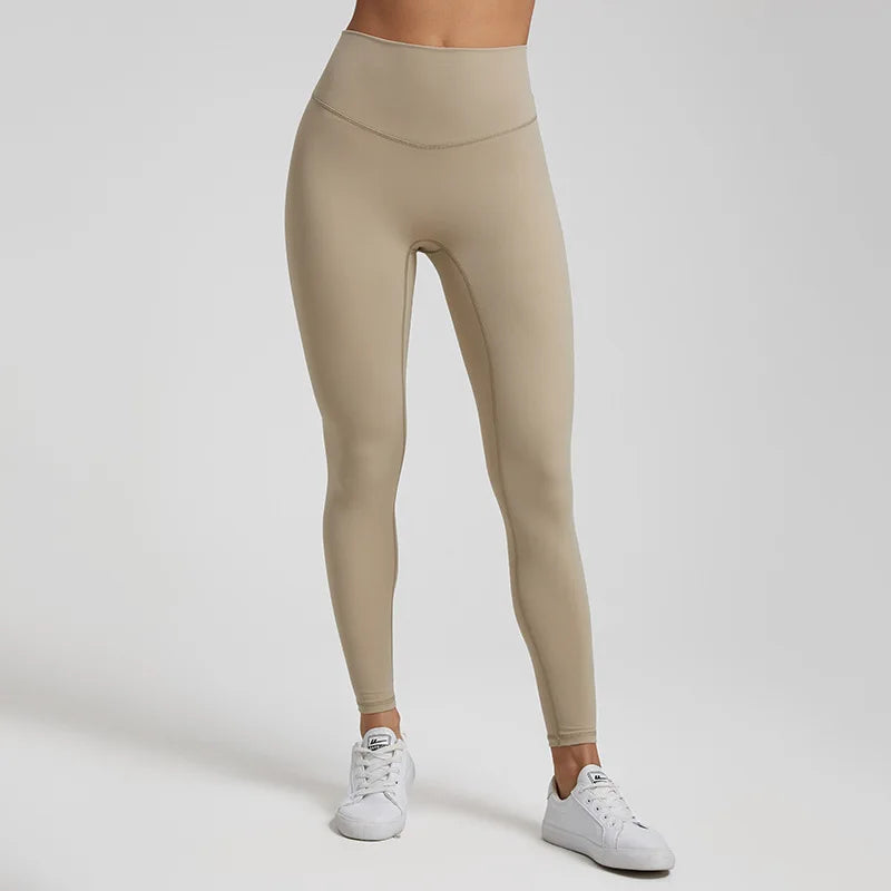 Waist Naked Feeling Woman Push Up Yoga Pants Running Workout Sports Leggings