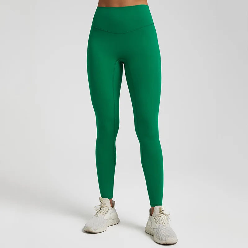 Waist Naked Feeling Woman Push Up Yoga Pants Running Workout Sports Leggings
