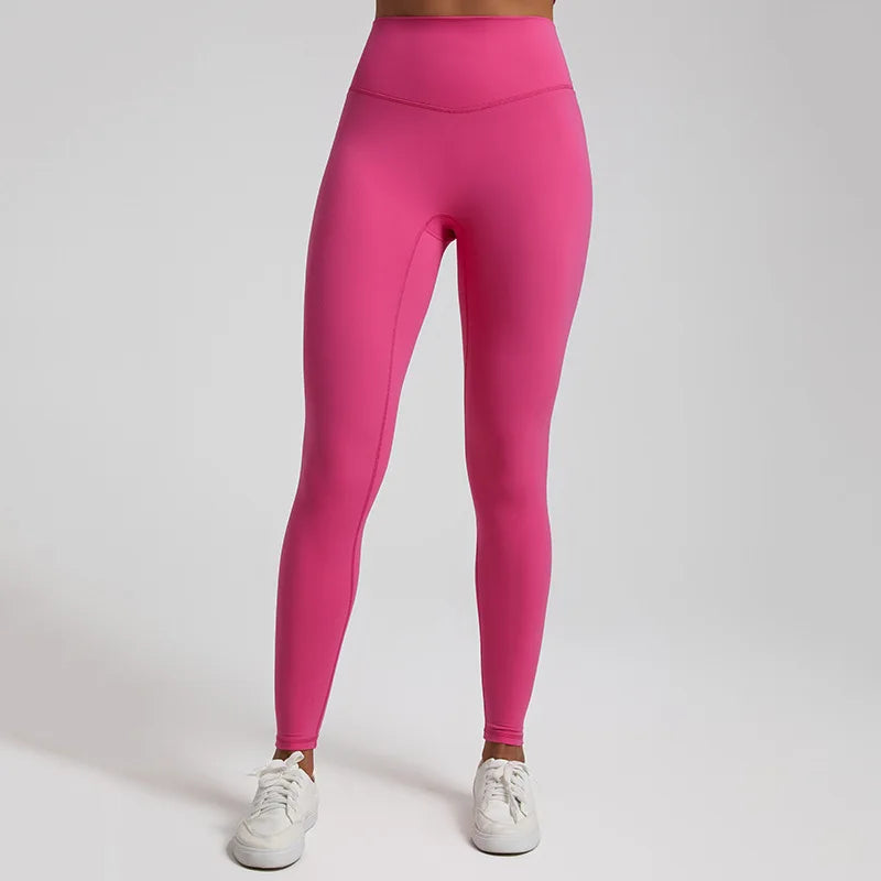 Waist Naked Feeling Woman Push Up Yoga Pants Running Workout Sports Leggings