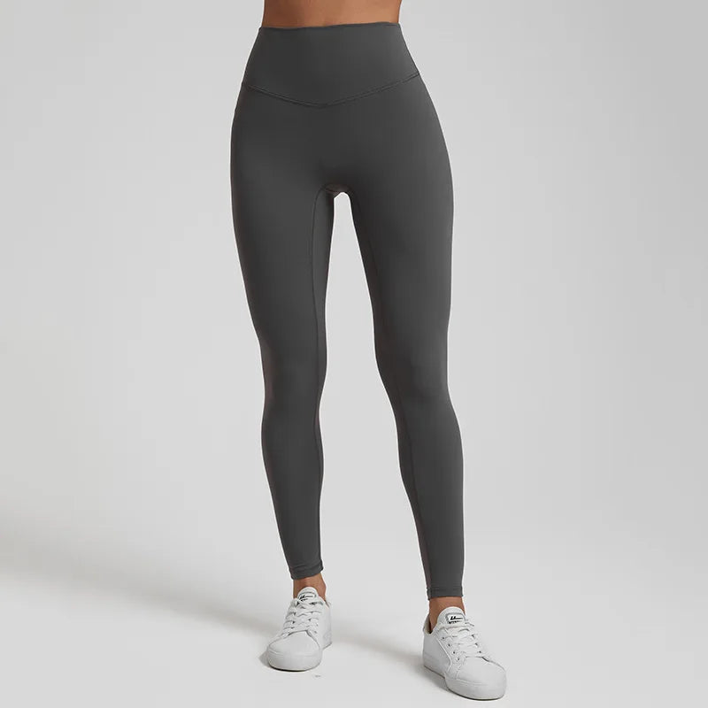 Waist Naked Feeling Woman Push Up Yoga Pants Running Workout Sports Leggings