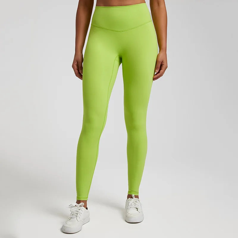 Waist Naked Feeling Woman Push Up Yoga Pants Running Workout Sports Leggings