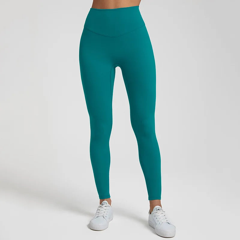 Waist Naked Feeling Woman Push Up Yoga Pants Running Workout Sports Leggings
