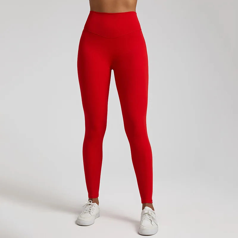 Waist Naked Feeling Woman Push Up Yoga Pants Running Workout Sports Leggings