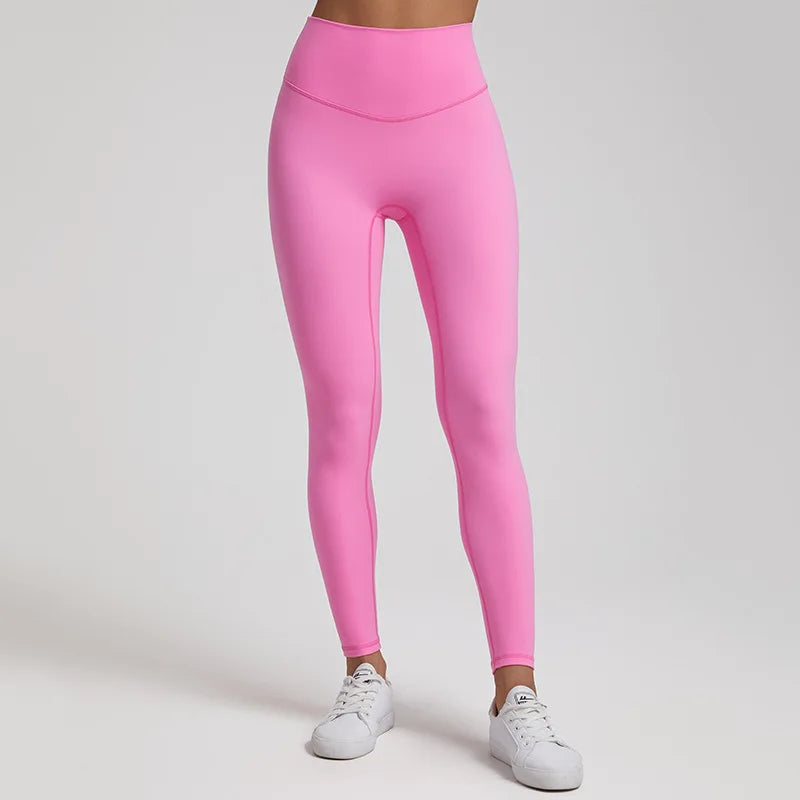 Waist Naked Feeling Woman Push Up Yoga Pants Running Workout Sports Leggings