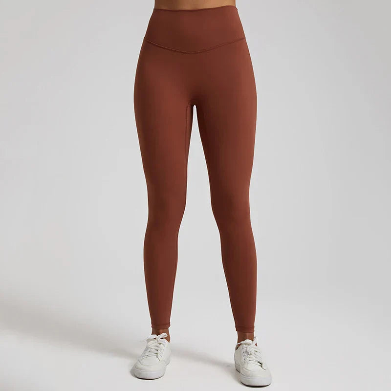 Waist Naked Feeling Woman Push Up Yoga Pants Running Workout Sports Leggings