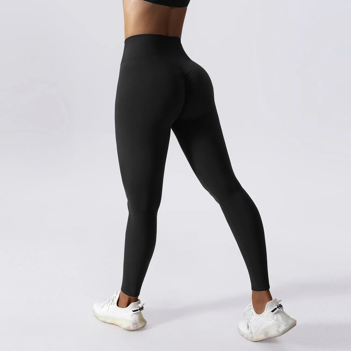 Waist Push Up Booty Running Fitness Workout Tights Yoga Clothing Female Sports Leggings