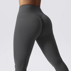 Waist Push Up Booty Running Fitness Workout Tights Yoga Clothing Female Sports Leggings