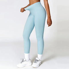 Quality Gym High Waist Running Fitness Workout Push Up Tights Yoga Clothes Sports Leggings