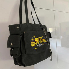 Letters Gray Bag