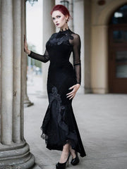 Mall Goth High Waist Ruffle Fishtail Half Slim Fold Elastic Wrapped Hip Sweet Skirt