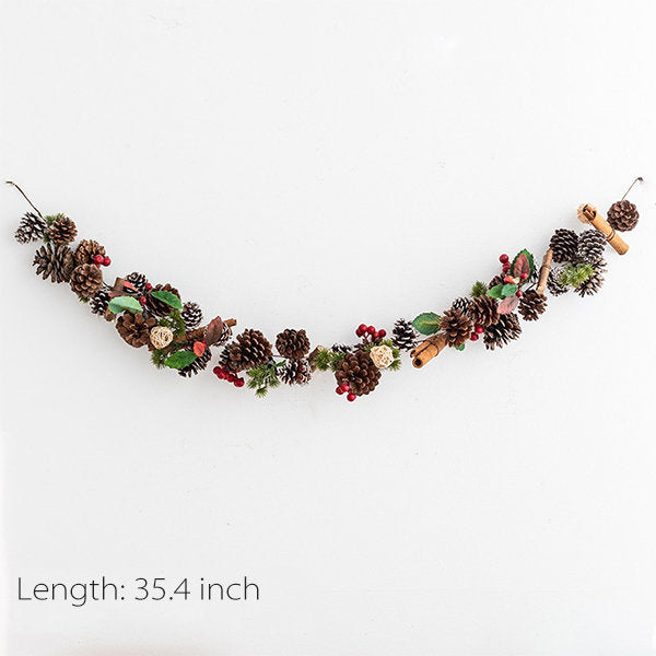 Christmas Pinecone String Lights