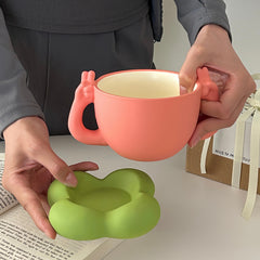 Peach Ceramic Mug