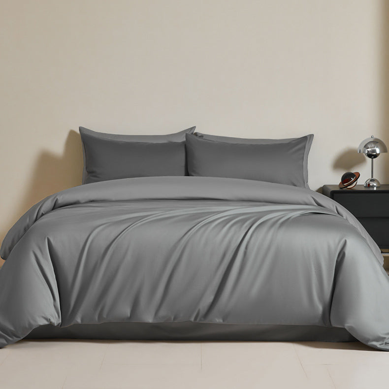 Luxury Solid Color Pure Cotton Bedding Set