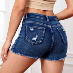 Summer Shorts Waist Short Jeans Femme Aesthetic Casual Wide-Legged Shorts