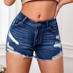 Summer Shorts Waist Short Jeans Femme Aesthetic Casual Wide-Legged Shorts