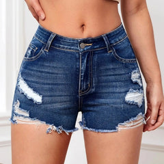 Summer Shorts Waist Short Jeans Femme Aesthetic Casual Wide-Legged Shorts