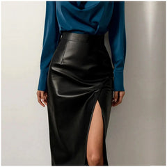 Streetwear High Waist Fashion With Pockets Blue Short Jeans Skirt