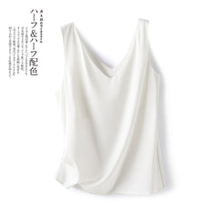 New Wild Pullover Tops Interior Front Rear V-Neck Summer Thin