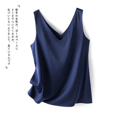 New Wild Pullover Tops Interior Front Rear V-Neck Summer Thin