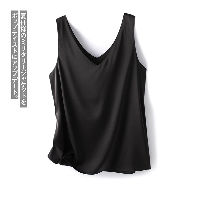 New Wild Pullover Tops Interior Front Rear V-Neck Summer Thin