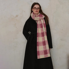 Scottish Woolen Plaid Scarf for - Autumn/Winter Shawl