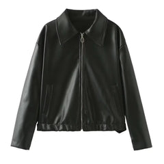 Stylish Streetwear Leather Jacket
