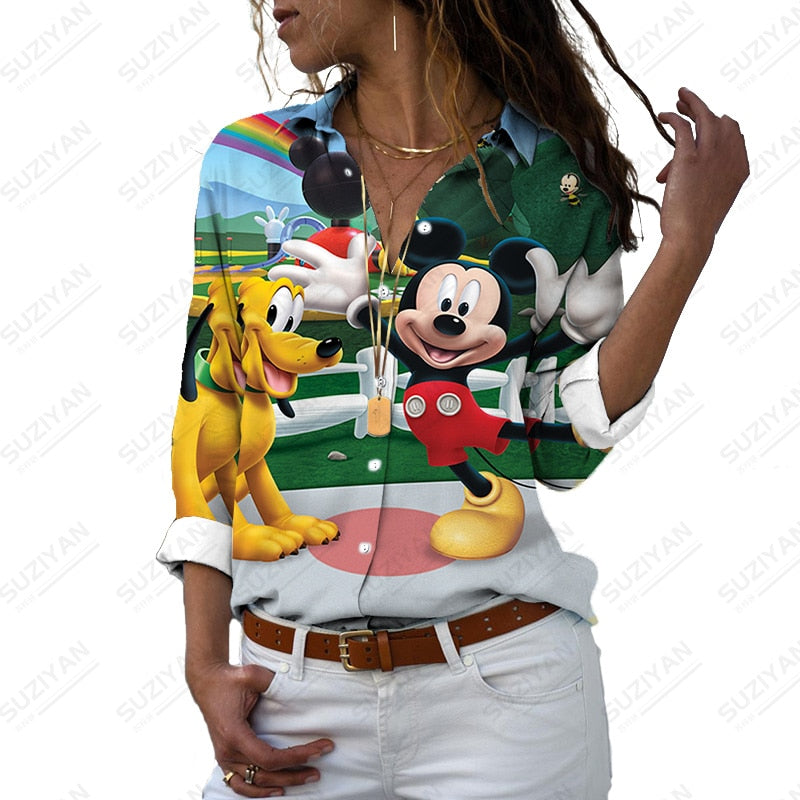 Disney Micky Mouse Long-sleeved Shirt