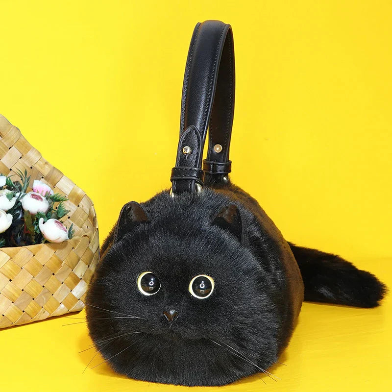 Luxury Mini High Quality Cute Black Cat Fashion Crossbody Bag