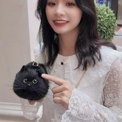 Luxury Mini High Quality Cute Black Cat Fashion Crossbody Bag