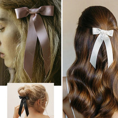 Vintage Fashion Ribbon Top Clip Christmas Hair Accessory