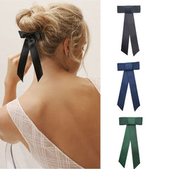 Vintage Fashion Ribbon Top Clip Christmas Hair Accessory