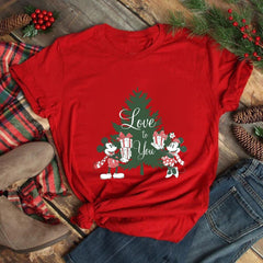 Mickey Freinds Christmas Party Printed T-shirts
