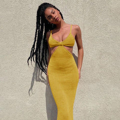 Sexy Party Dress Backless Sheath Slim Elegant Dress
