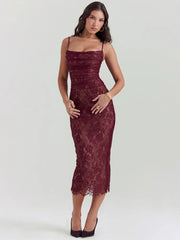 Sheer Mesh Long Sleeve Spaghetti Strap Bodycon Floral Dress