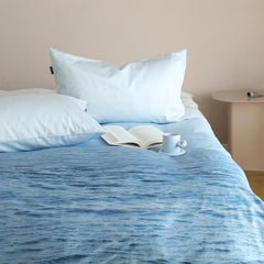 Natural Ombre Blue Coastal Duvet Cover