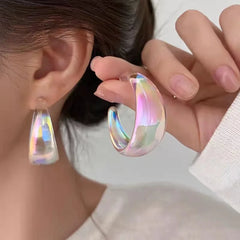 New Fashion Korean Large Vintage Irregular Teardrop Dangle Party Jewelry Earring
