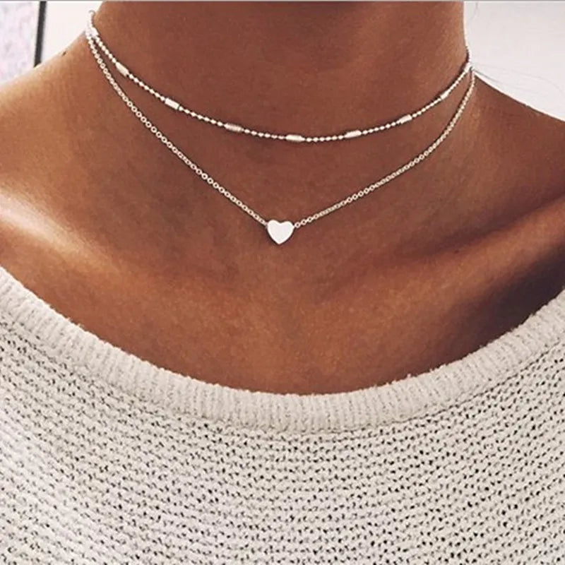 New Fashion Steampunk Round Minimalist Cheap Necklake